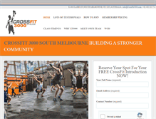 Tablet Screenshot of crossfit3000.com